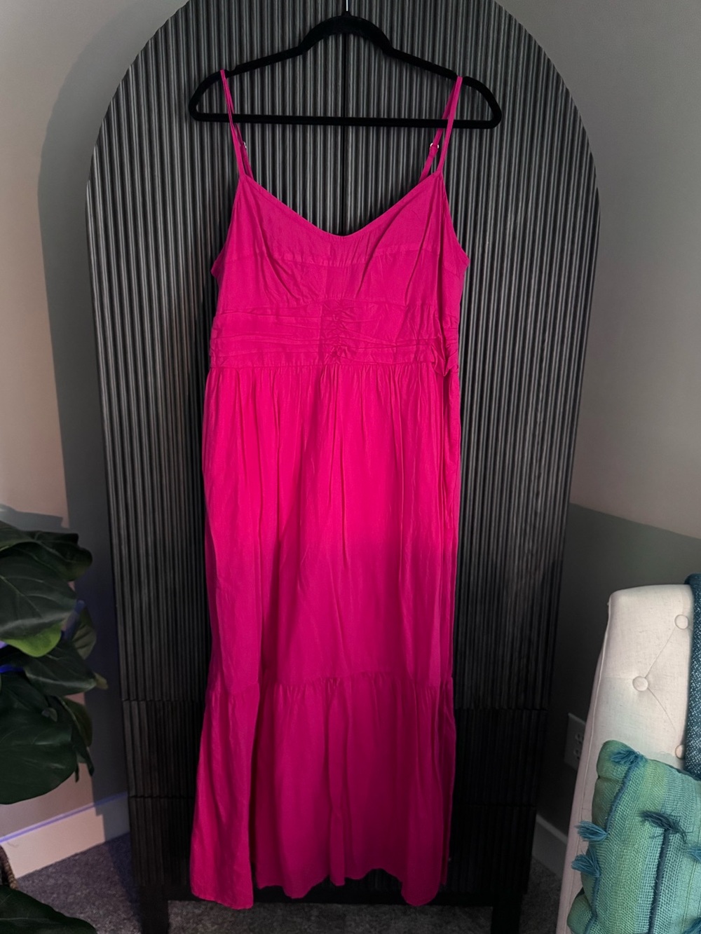 Spaghetti-Strap Maxi Dress